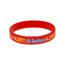 Load image into Gallery viewer, Seafood Allergy Wrisband