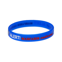 Load image into Gallery viewer, Warfarin Alert Wristband