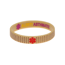 Load image into Gallery viewer, Asthmatic Alert - Reversible Designer Wristband