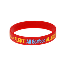 Load image into Gallery viewer, Seafood Allergy Wrisband
