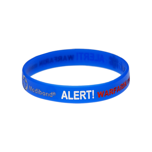 Warfarin Alert Wristband
