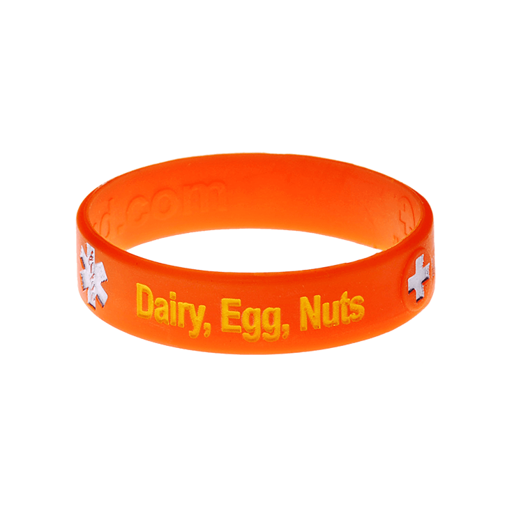Egg & Nut Allergy Pink Wristband – Mediband South Africa