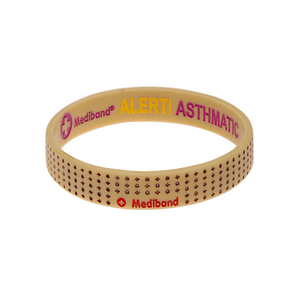 Asthmatic Alert - Reversible Designer Wristband