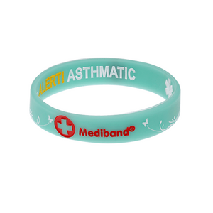 Asthmatic Alert - Reversible Design Wristband
