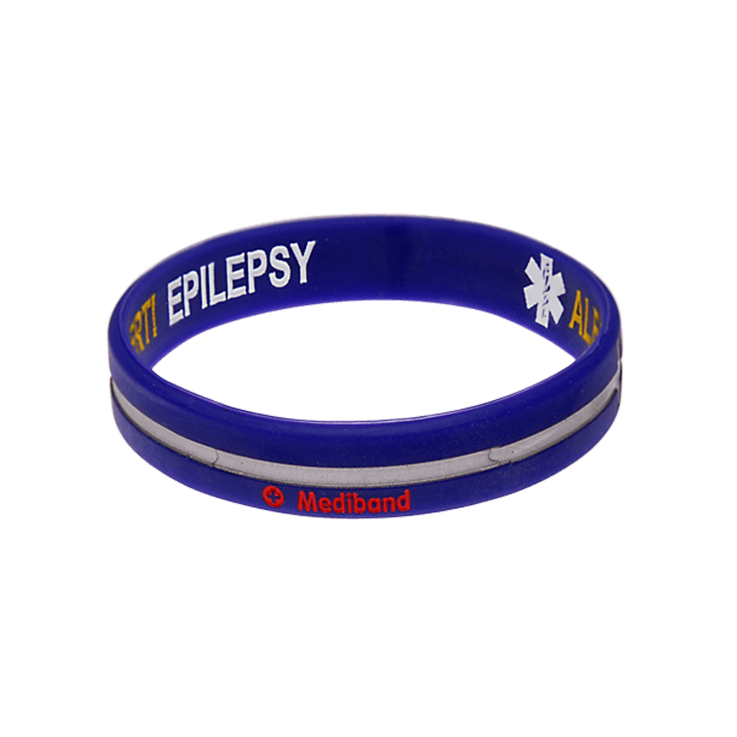 Epilepsy - Reversible Design Purple Wristband