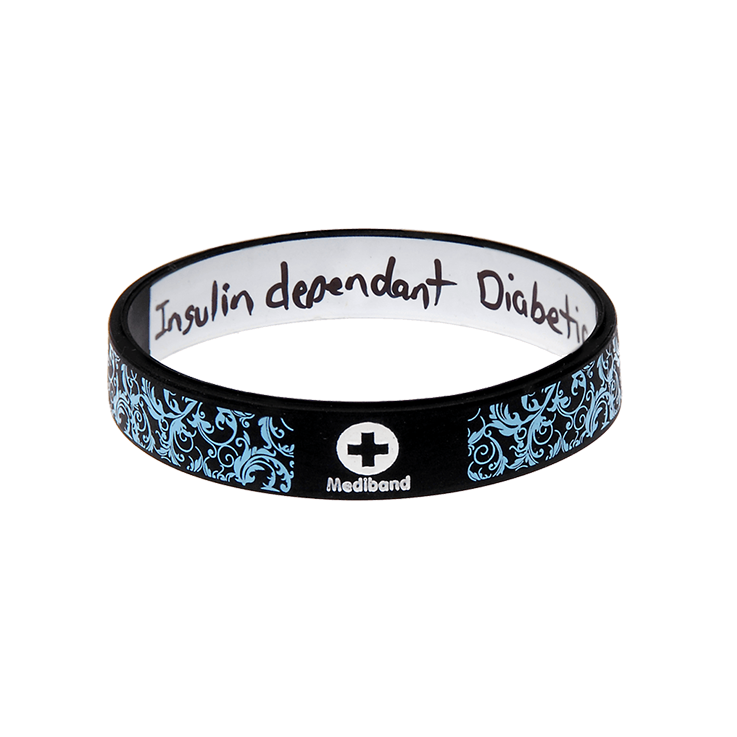 Floral - Reversible Write On Wristband