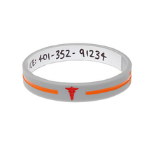 Load image into Gallery viewer, Silver Cross - Reversible Write On Wristband
