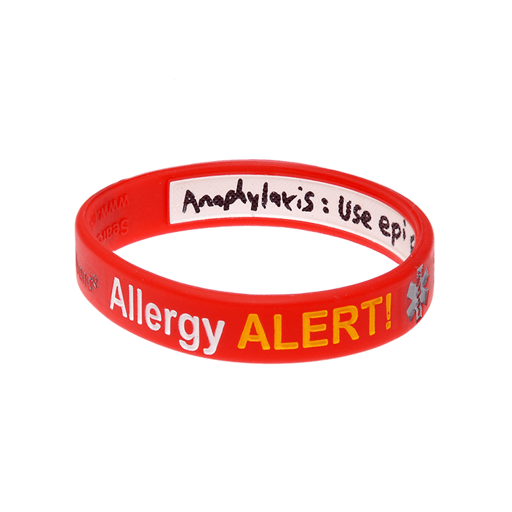 Allergy Alert - Reversible Write On Wristband