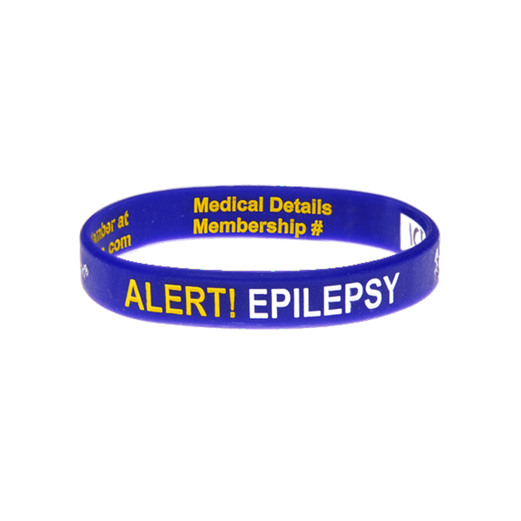 Epilepsy Alert - Reversible Write On Wristband